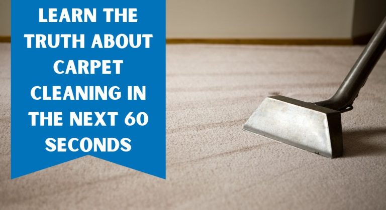 Learn The Truth About Carpet Cleaning In The Next 60 Seconds